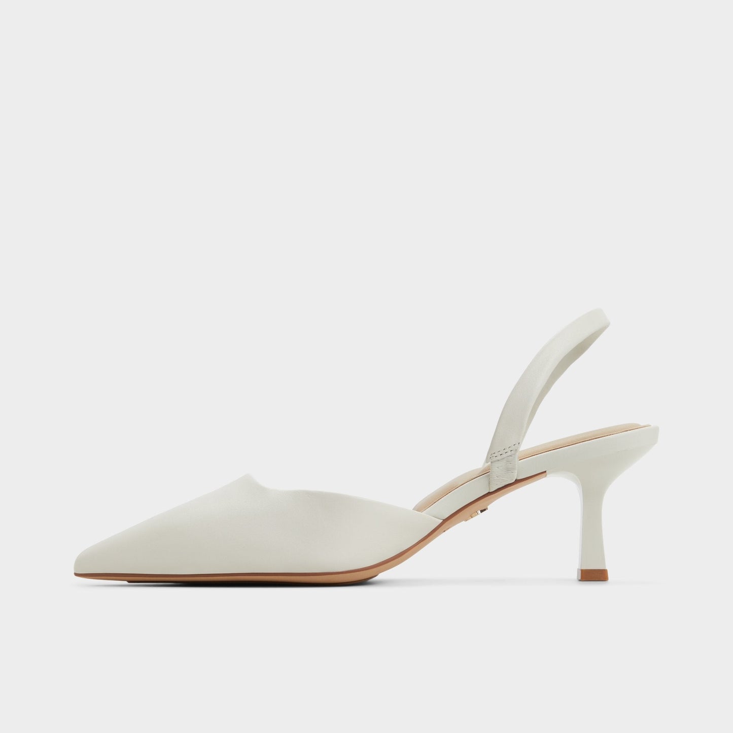 Gavedessi Open White Women's Kitten heels - Slingback heel, Kitten heel - Open White