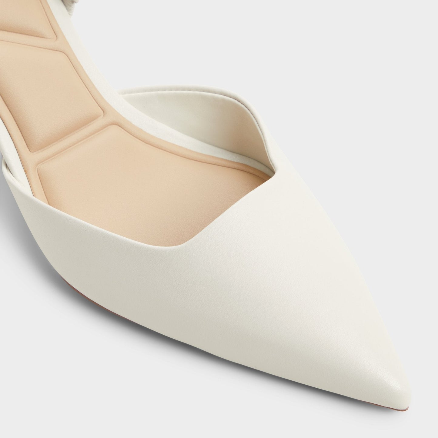 Gavedessi Open White Women's Kitten heels - Slingback heel, Kitten heel - Open White
