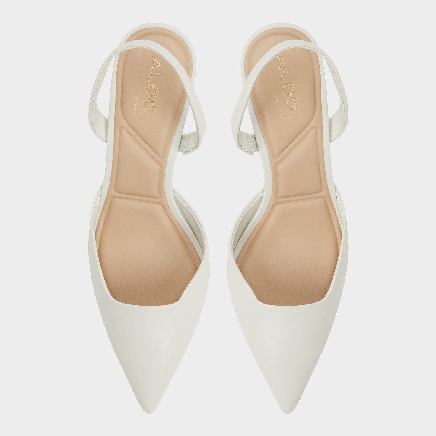 Gavedessi Open White Women's Kitten heels - Slingback heel, Kitten heel - Open White