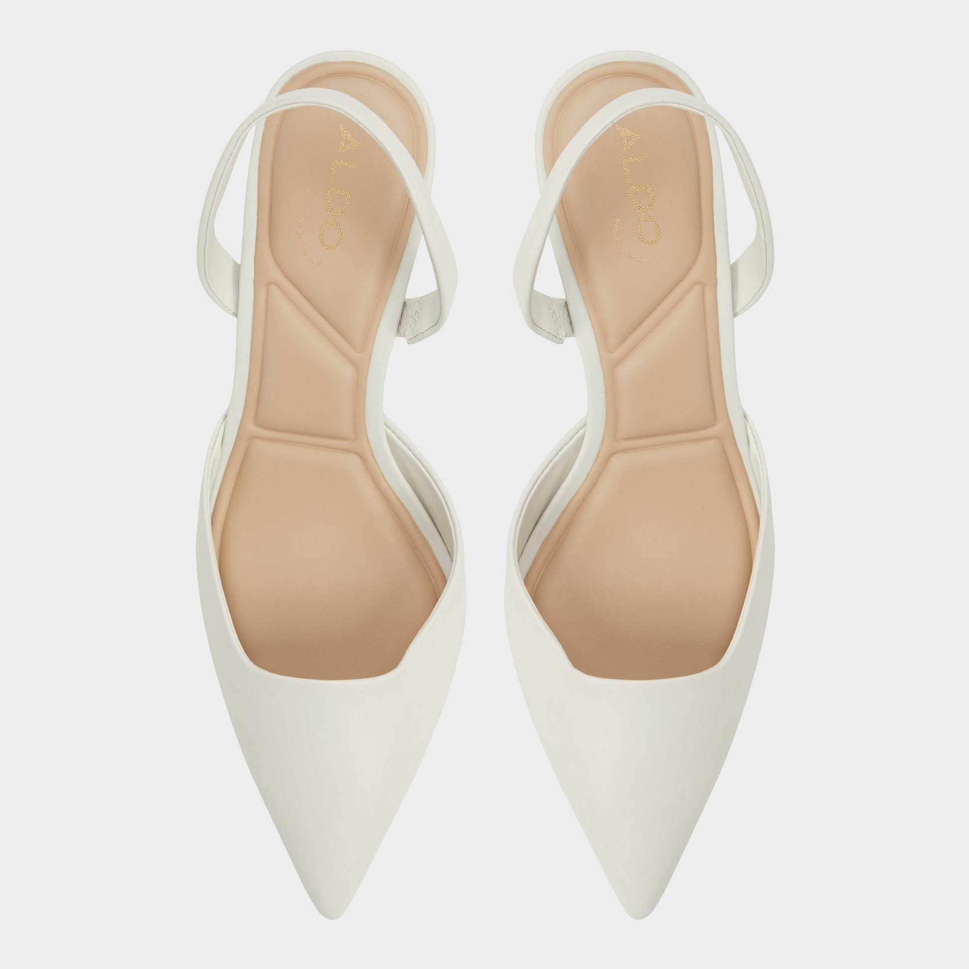 Gavedessi Open White Women's Kitten heels - Slingback heel, Kitten heel - Open White