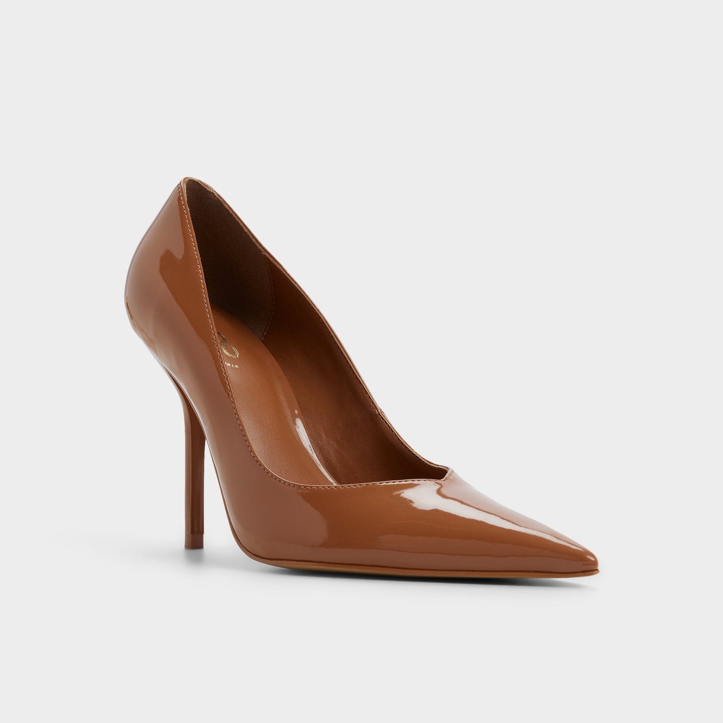 Emelie in Medium Brown - Pump, Stiletto heel - Medium brown