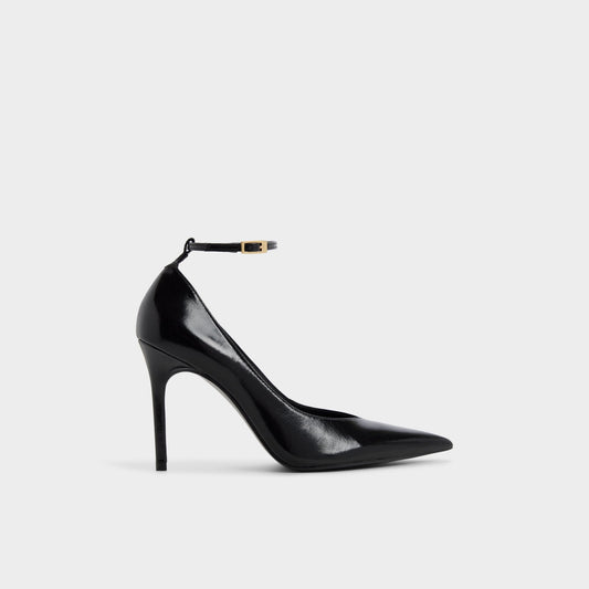 Zaira in Black - Pump, Stiletto heel - Black