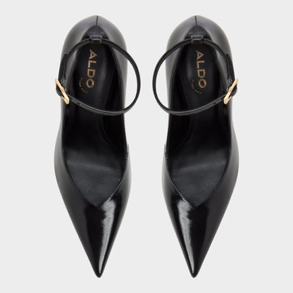 Zaira in Black - Pump, Stiletto heel - Black