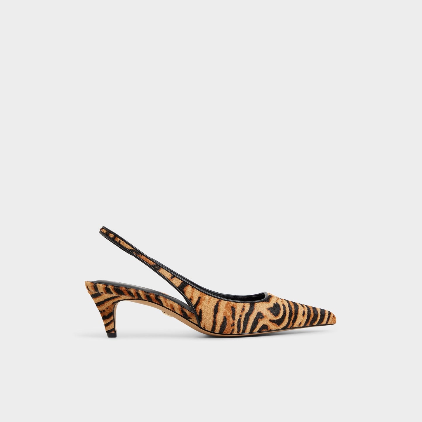 Leanah in Open Brown - Slingback heel, Kitten heel - Open Brown