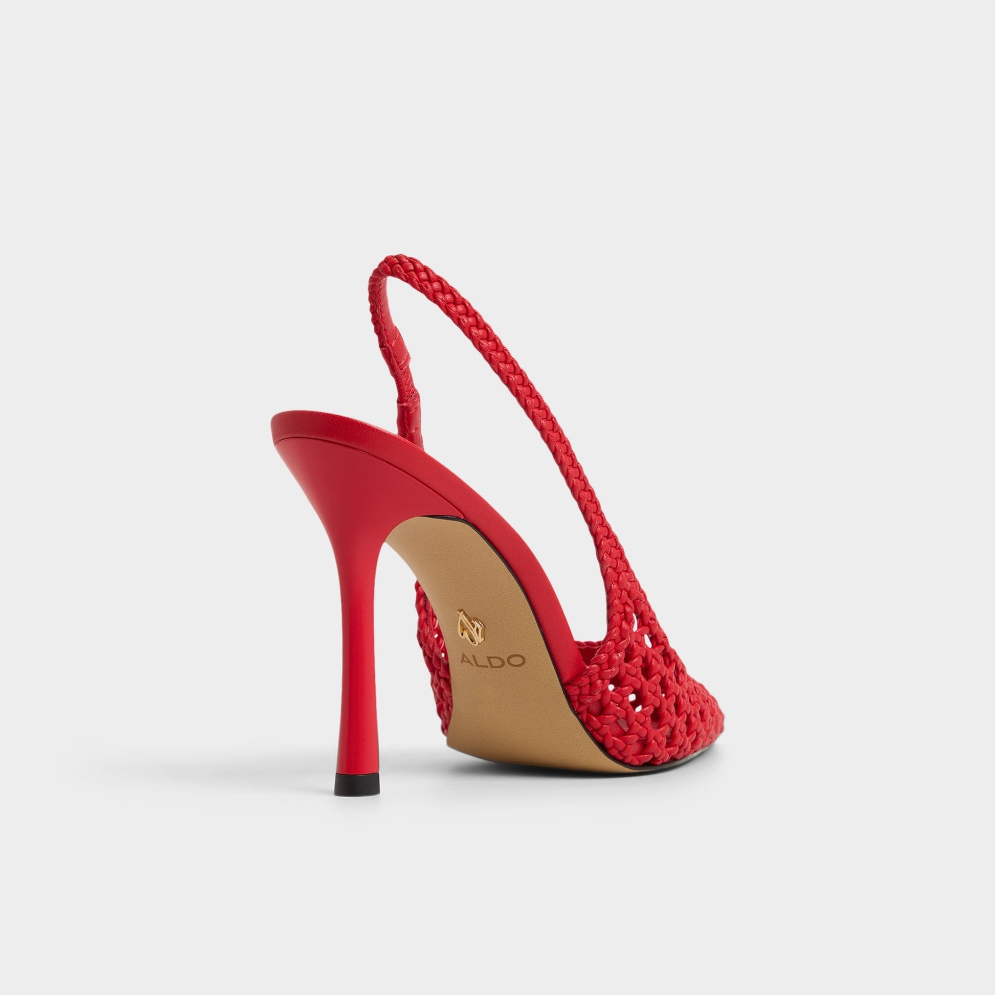 Petras Bright Red Women's Slingbacks - Slingback heel - Bright Red