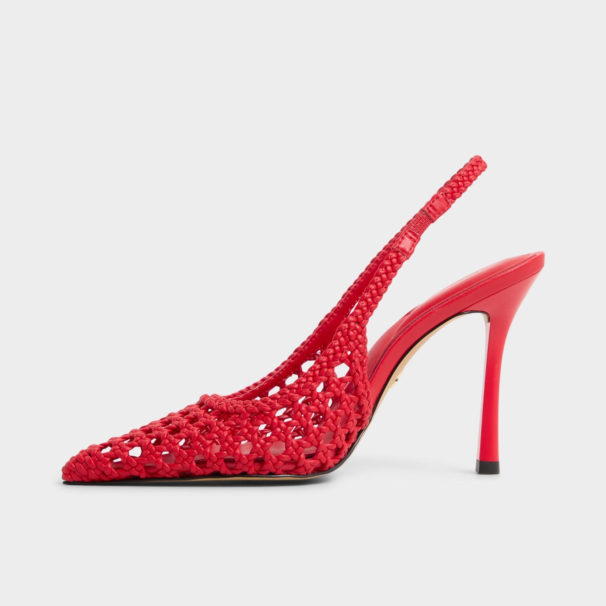 Petras Bright Red Women's Slingbacks - Slingback heel - Bright Red