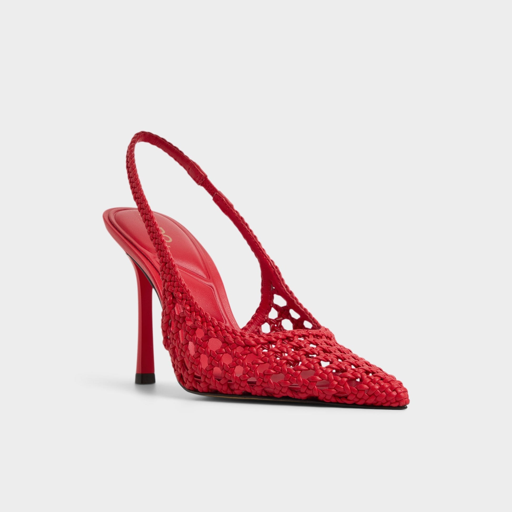 Petras Bright Red Women's Slingbacks - Slingback heel - Bright Red