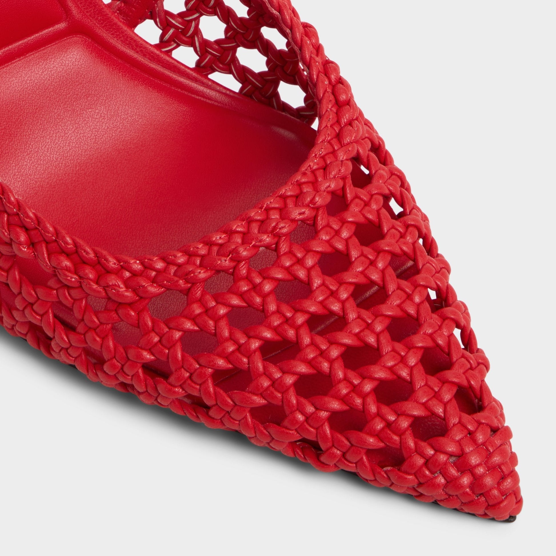 Petras Bright Red Women's Slingbacks - Slingback heel - Bright Red