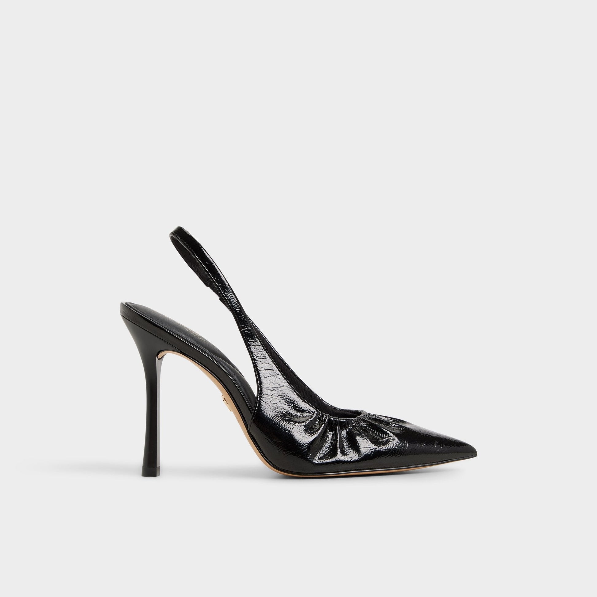 Mystie Black Women's Slingbacks - Slingback heel, Stiletto heel - Black