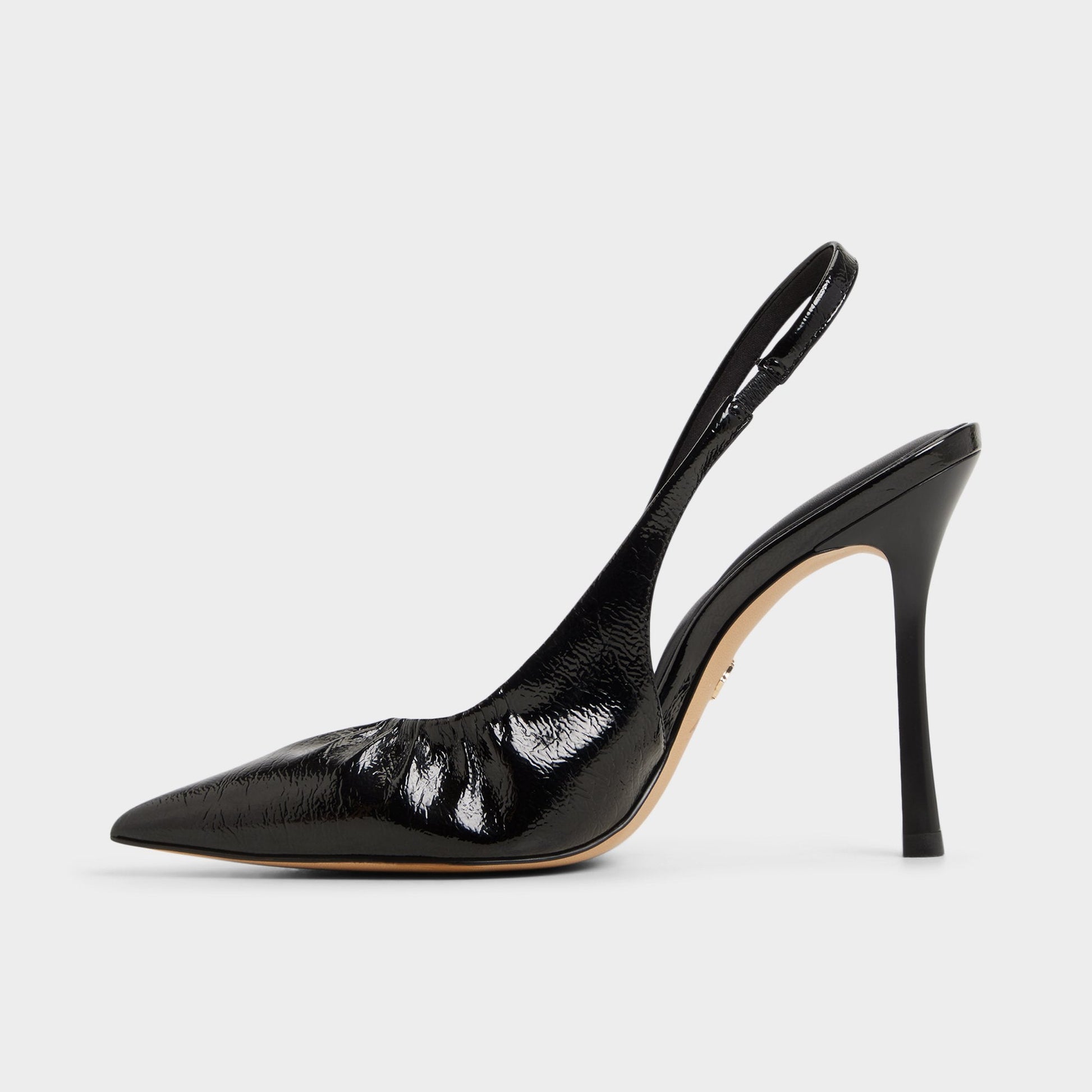 Mystie Black Women's Slingbacks - Slingback heel, Stiletto heel - Black