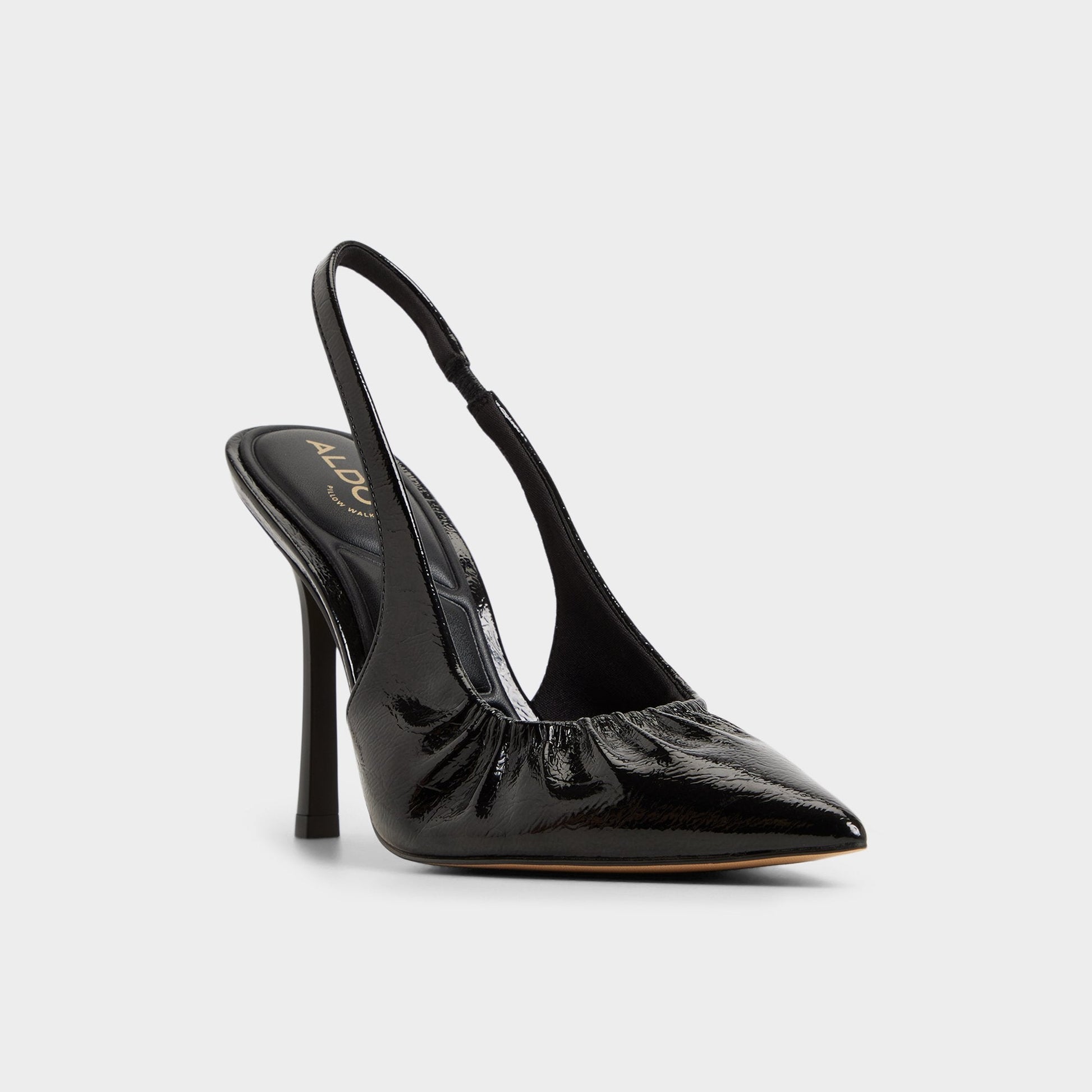 Mystie Black Women's Slingbacks - Slingback heel, Stiletto heel - Black