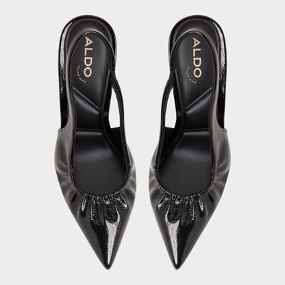Mystie Black Women's Slingbacks - Slingback heel, Stiletto heel - Black