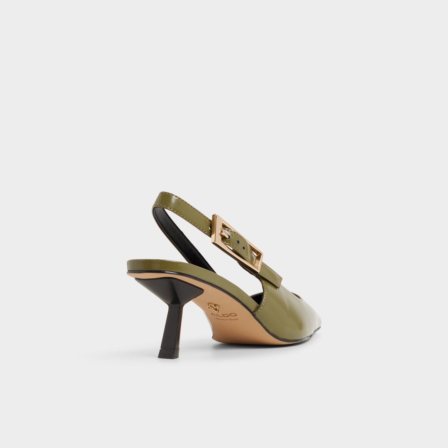 Nealie in Khaki 14139074 - Slingback heel, Kitten heel - Khaki