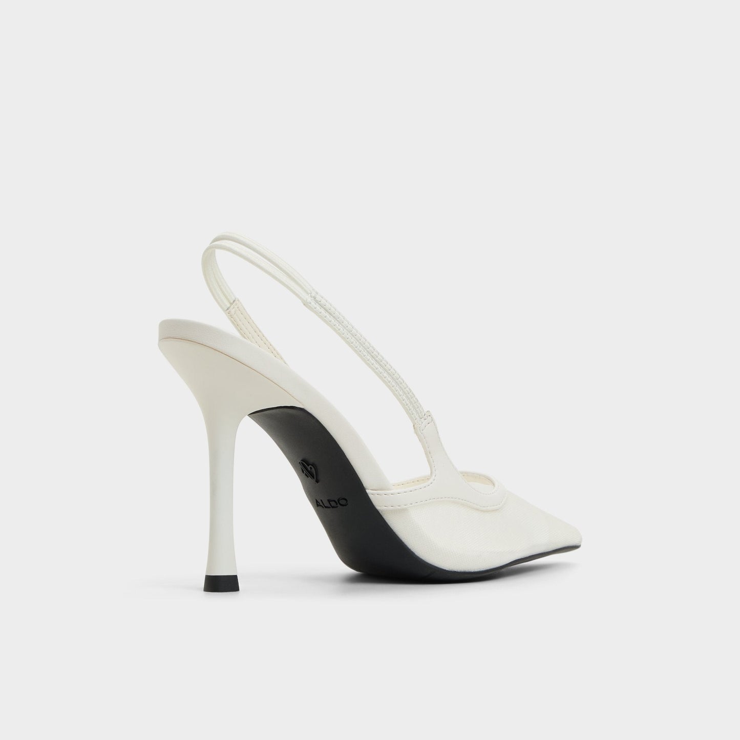 Evania White Women's Slingbacks - Slingback heel - White