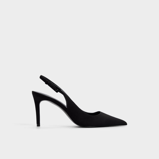 Syliaa in Other Black - Slingback heel - Other black