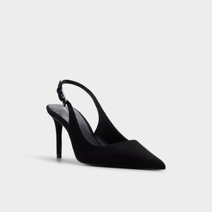 Syliaa in Other Black - Slingback heel - Other black