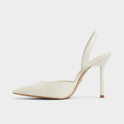 Berolden Other White Women's Slingbacks - Slingback heel, Stiletto heel - Other white