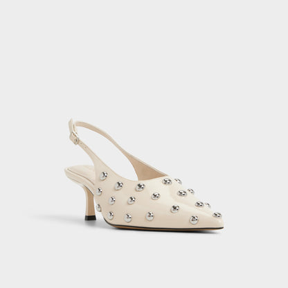 Naiarah in Cream 14118390 - Slingback heel, Stiletto heel - Cream