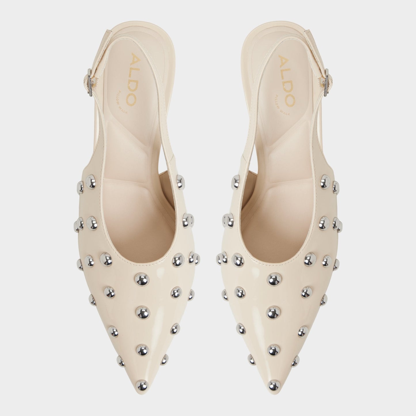Naiarah in Cream 14118390 - Slingback heel, Stiletto heel - Cream