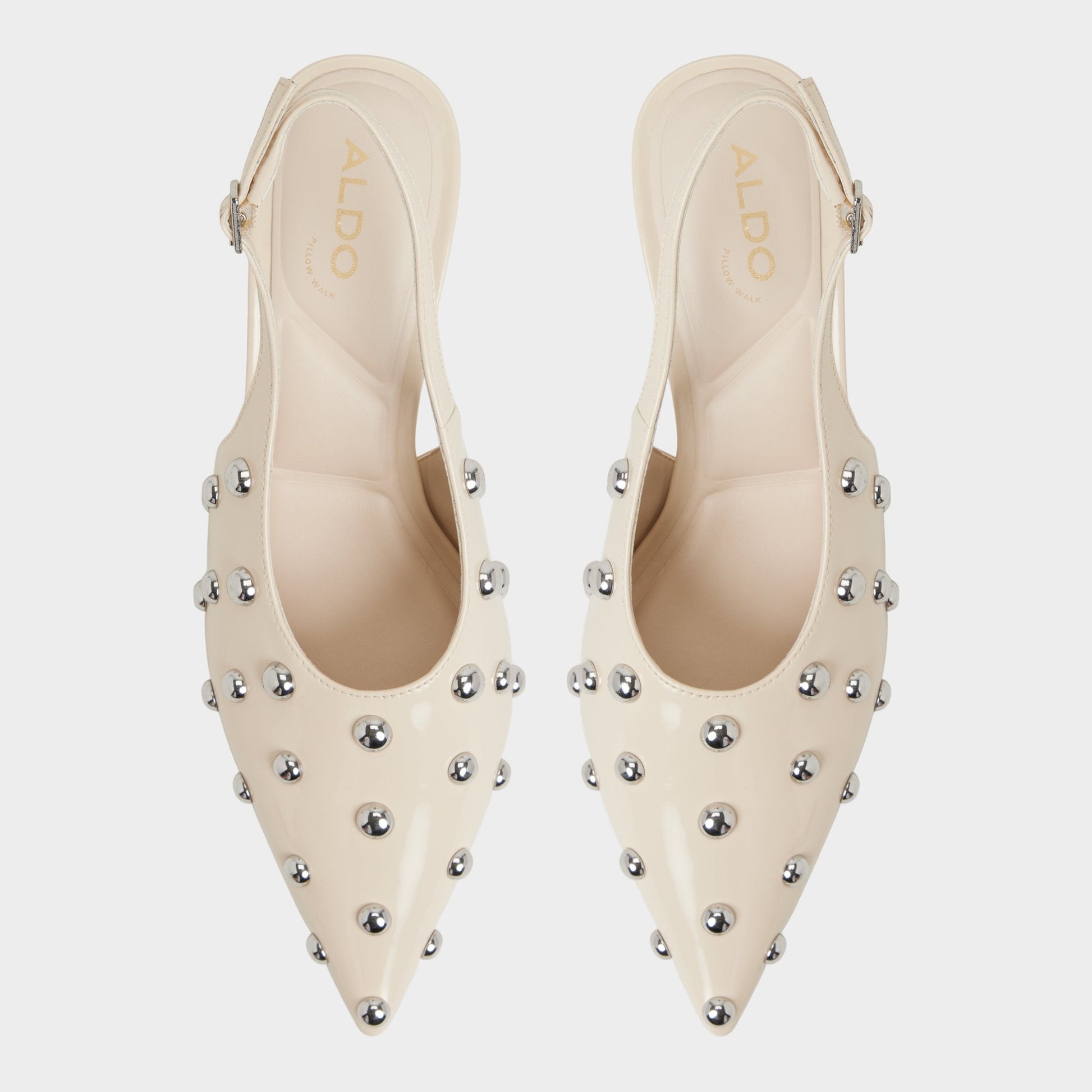 Naiarah in Cream 14118390 - Slingback heel, Stiletto heel - Cream