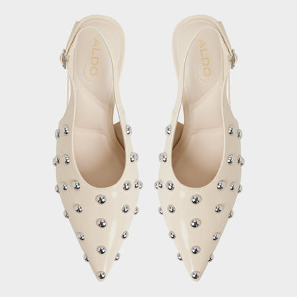 Naiarah in Cream 14118390 - Slingback heel, Stiletto heel - Cream