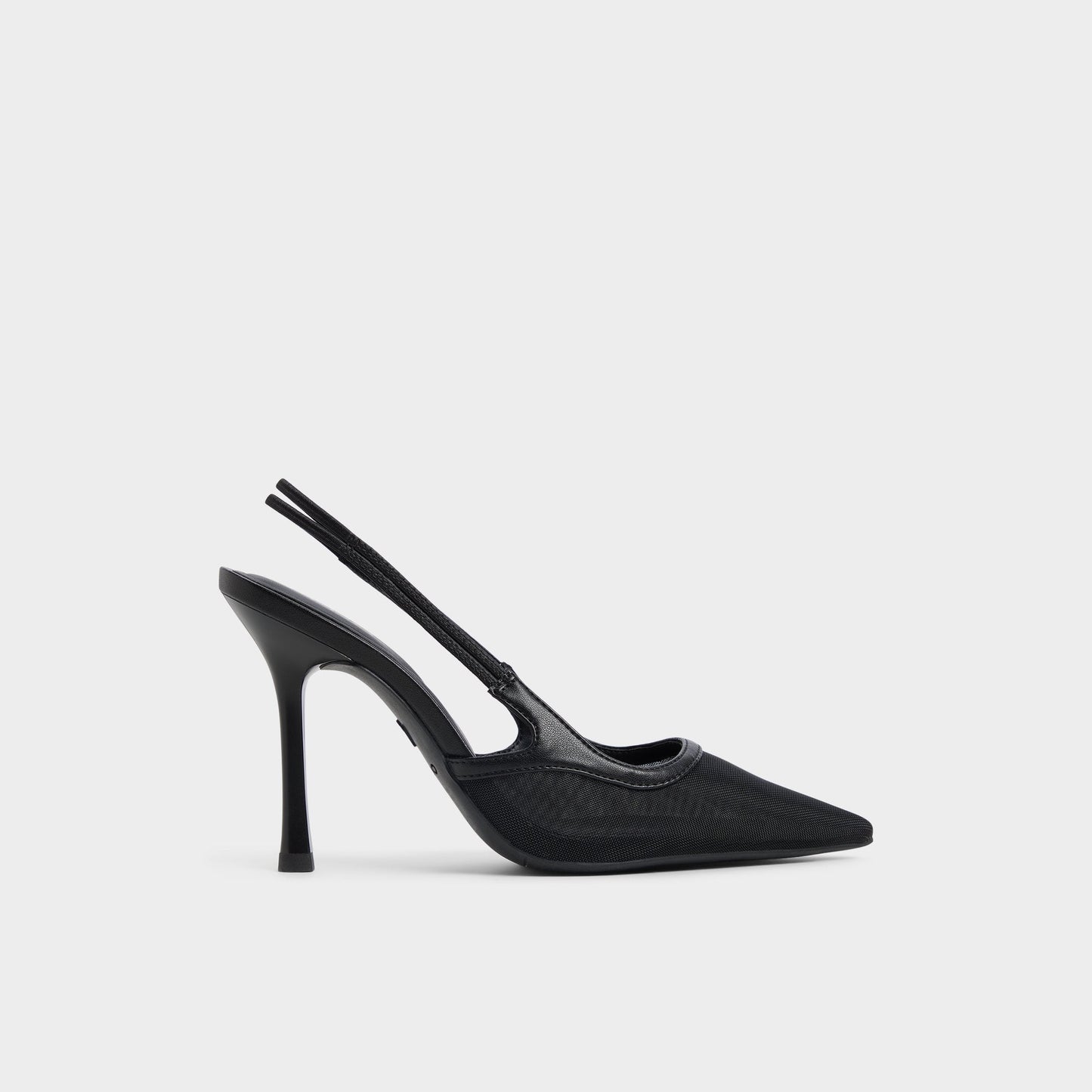 Evania Black Women's Slingbacks - Slingback heel - Black