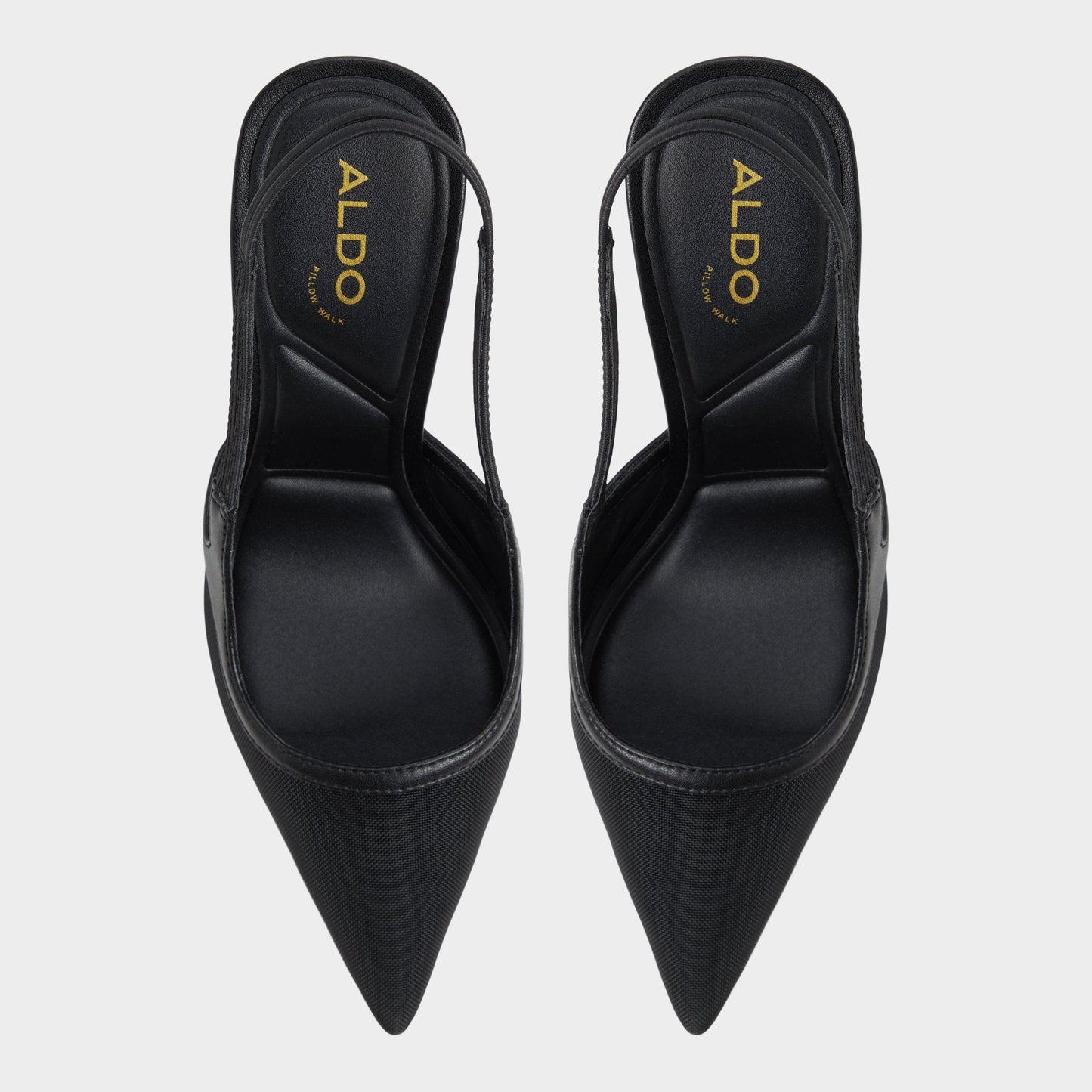 Evania Black Women's Slingbacks - Slingback heel - Black
