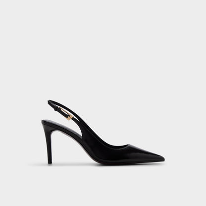 Syliaa in Open Black - Slingback heel - Open black