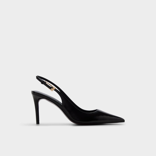 Syliaa in Open Black - Slingback heel - Open black