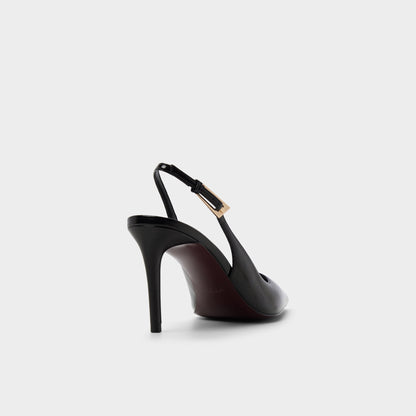 Syliaa in Open Black - Slingback heel - Open black