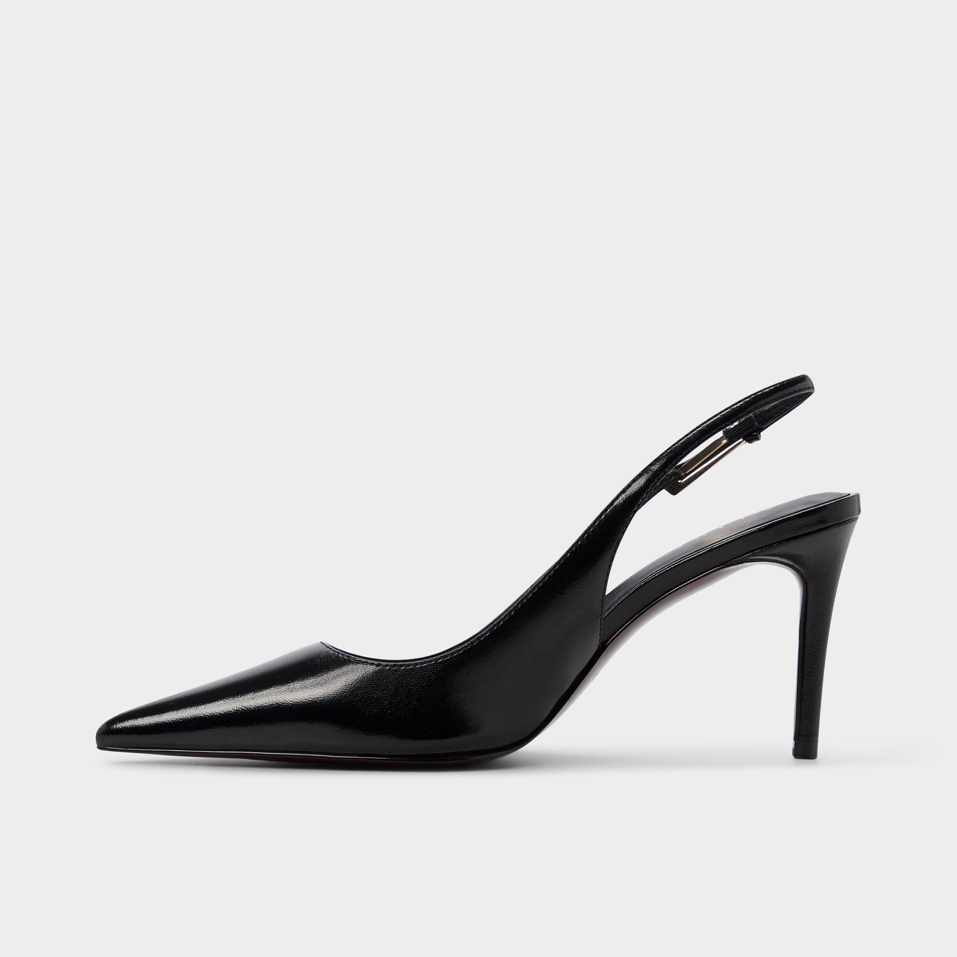 Syliaa in Open Black - Slingback heel - Open black