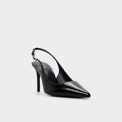 Syliaa in Open Black - Slingback heel - Open black