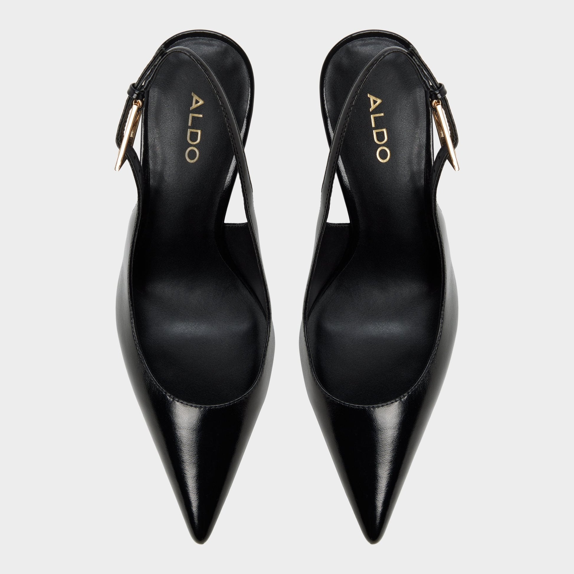 Syliaa in Open Black - Slingback heel - Open black