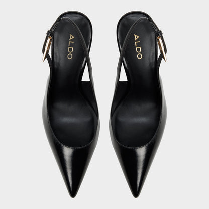 Syliaa in Open Black - Slingback heel - Open black