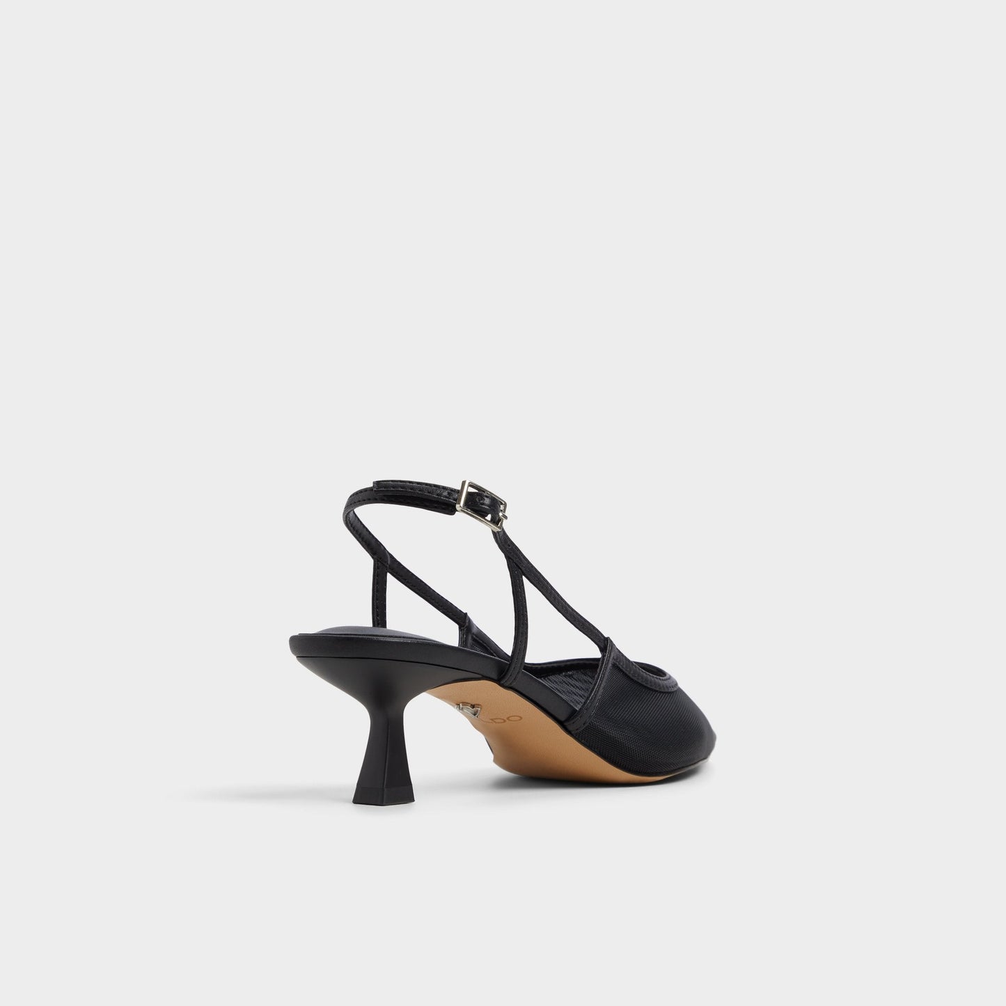 Maxina Black Women's Kitten heels - Slingback heel, Kitten heel - Black