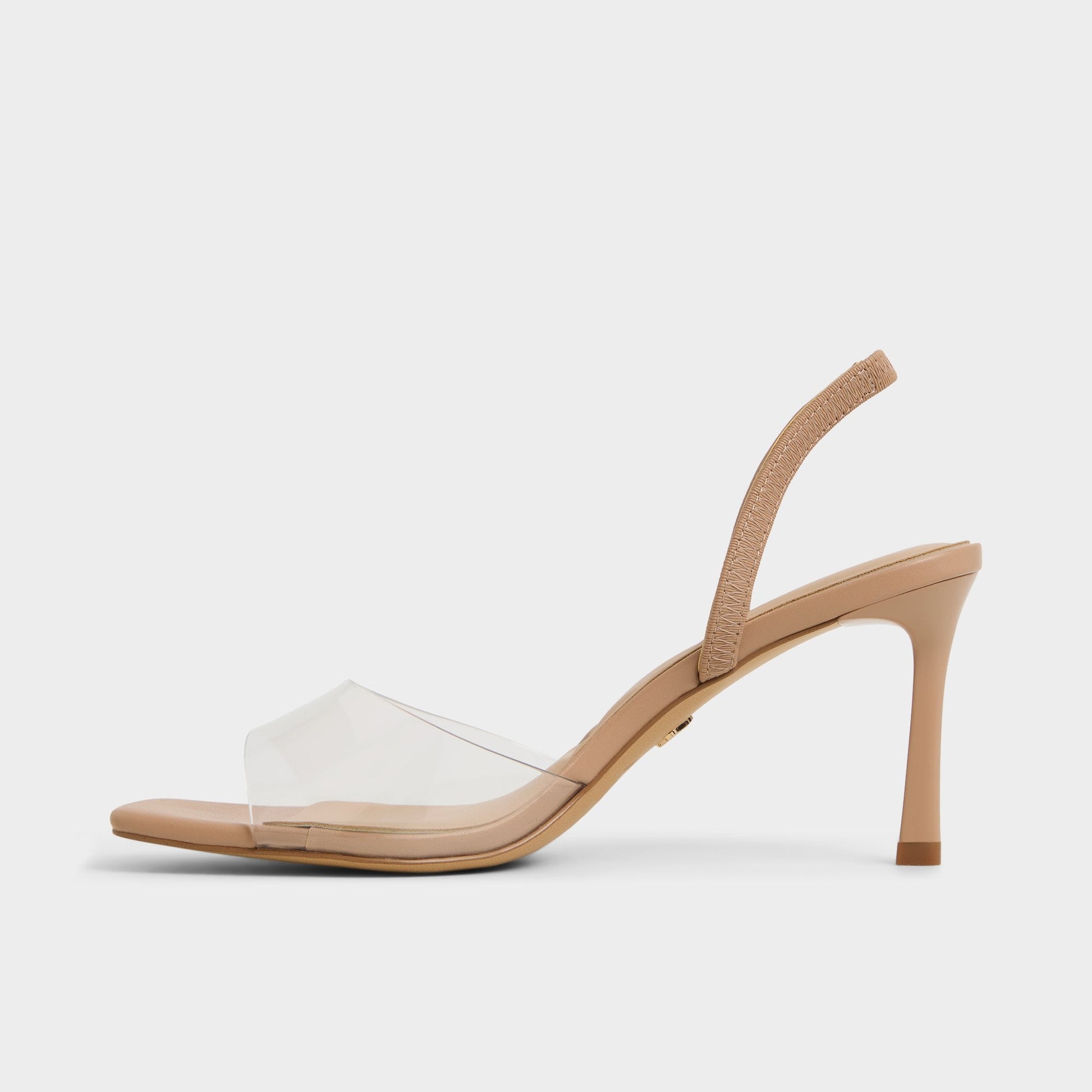 Andyana Beige Women's Strappy sandals - Slingback heeled sandal, Stiletto heel - Beige