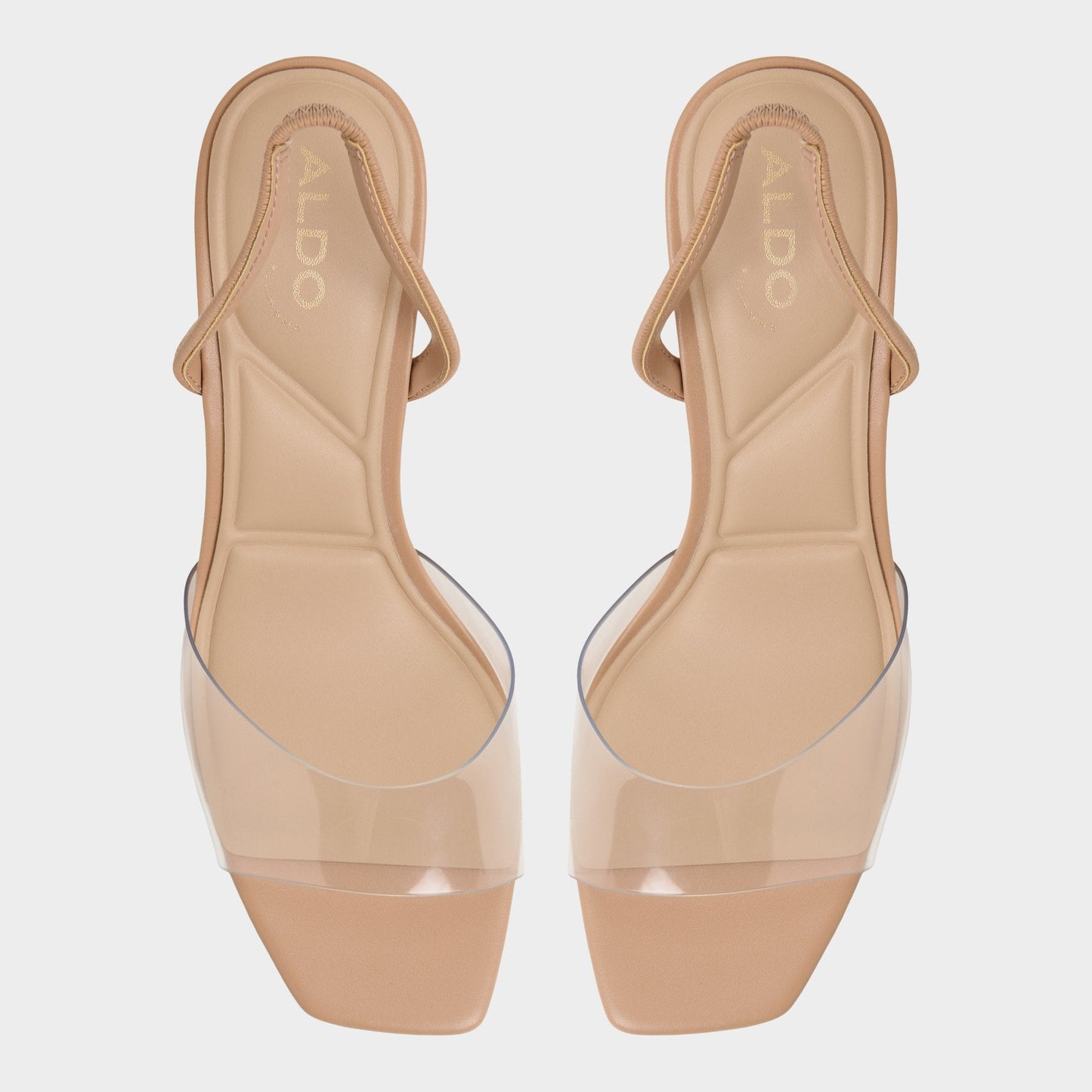 Andyana Beige Women's Strappy sandals - Slingback heeled sandal, Stiletto heel - Beige