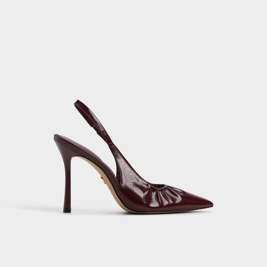 Mystie Bordo Women's Slingbacks - Slingback heel, Stiletto heel - Bordo