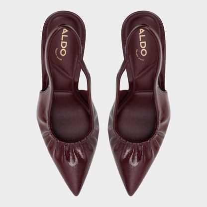 Mystie Bordo Women's Slingbacks - Slingback heel, Stiletto heel - Bordo