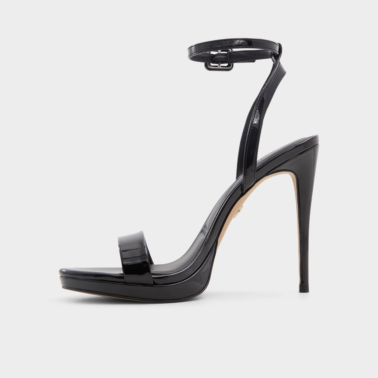 Katelina Black Women's Heeled sandals - Strappy heeled sandal, Stiletto platform - Black