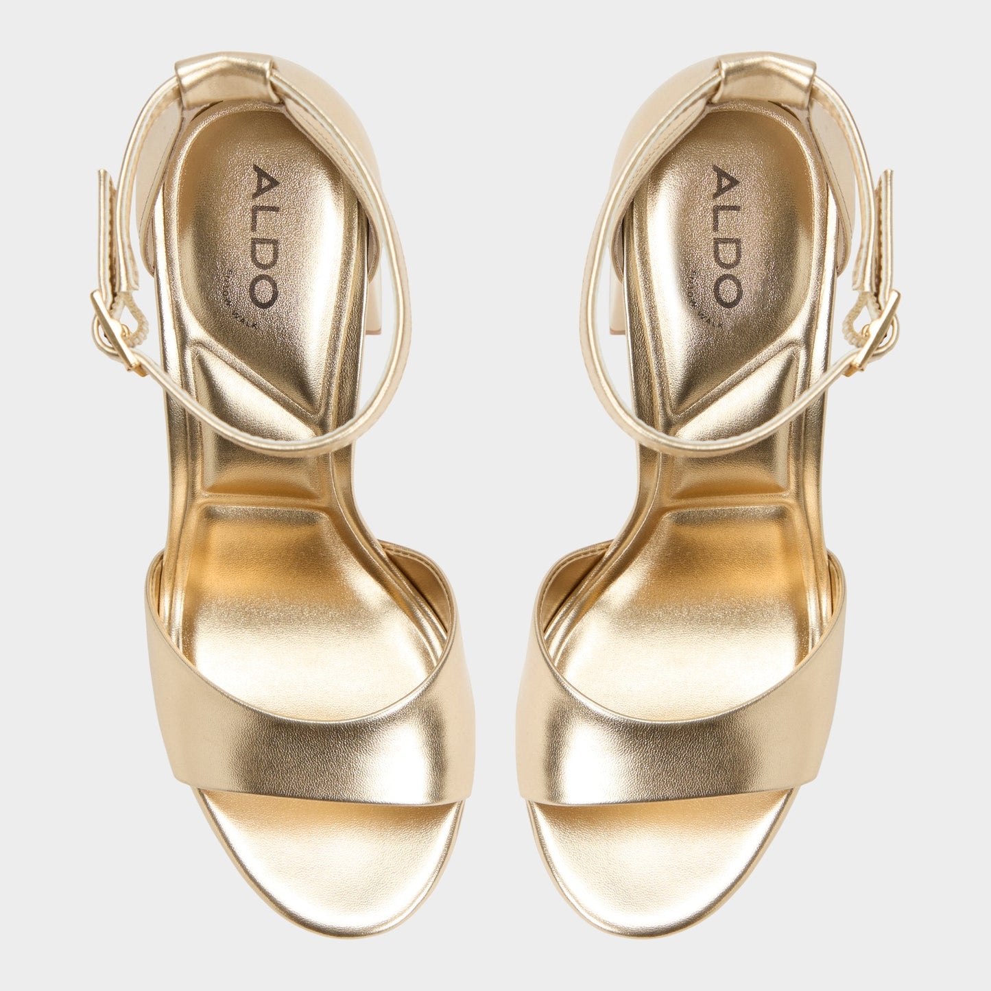 Enaegyn 2.0 in Gold - Strappy heeled sandal, Platform - Gold