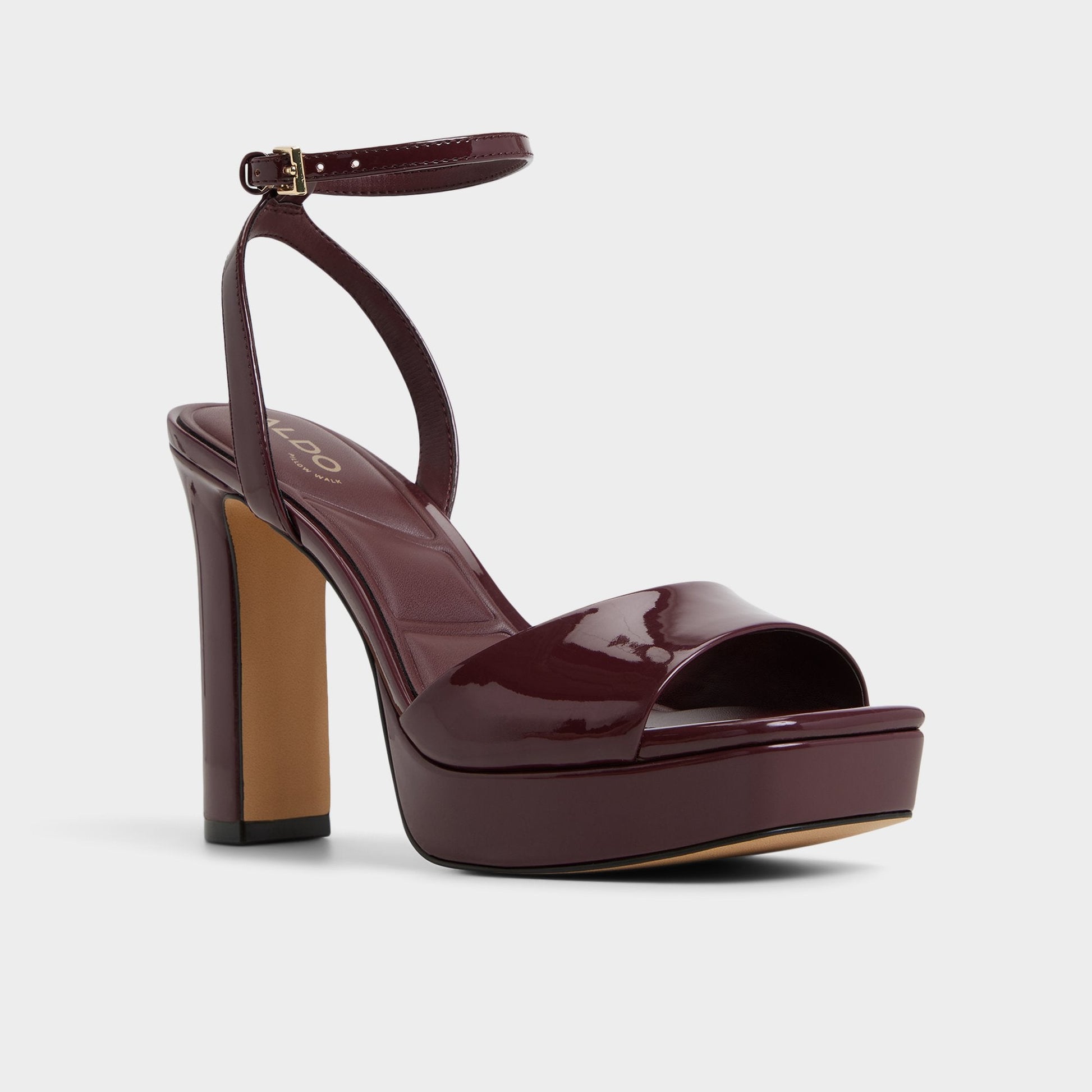 Chicgleam Bordo Women's Platform sandals - Heeled sandal, Platform - Bordo
