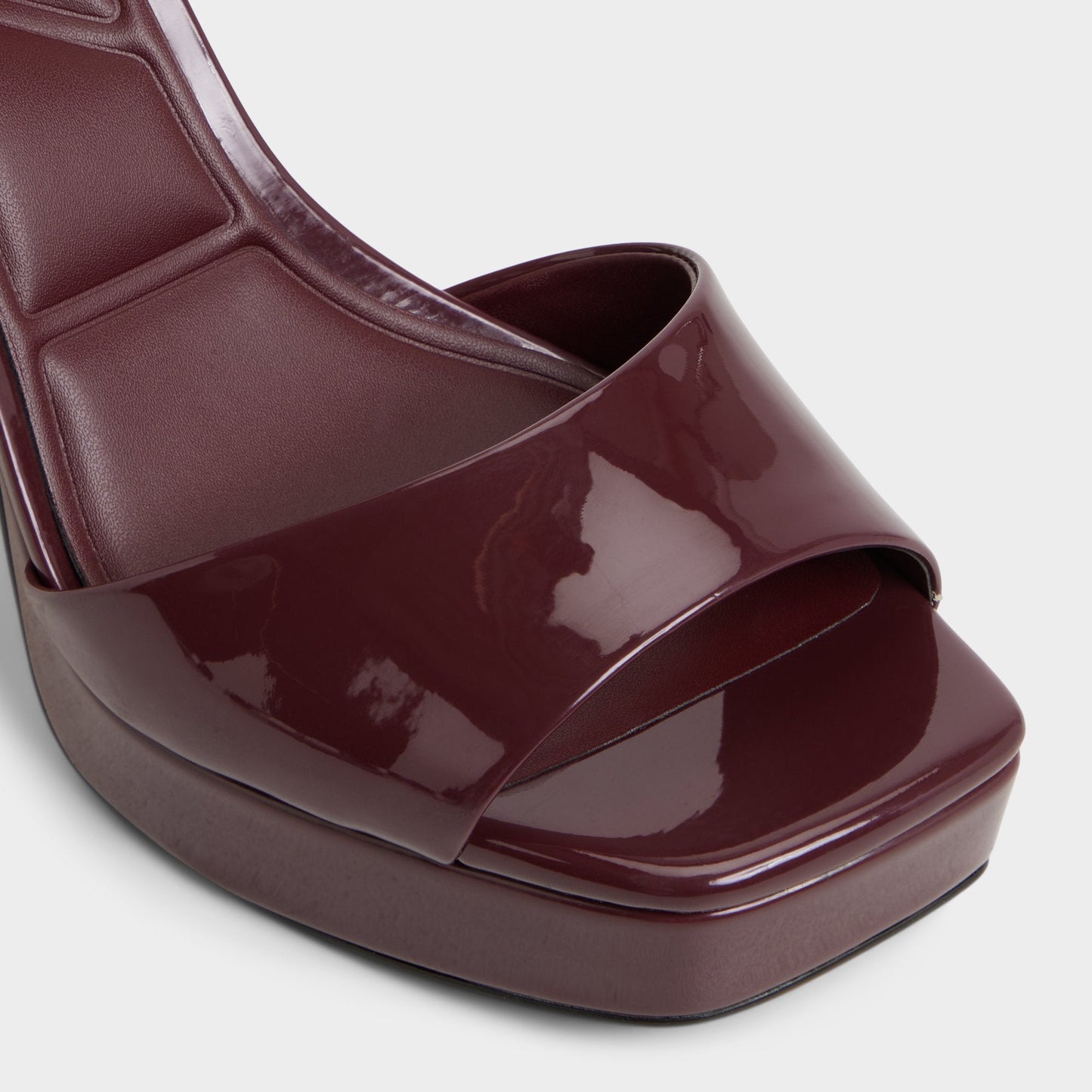 Chicgleam Bordo Women's Platform sandals - Heeled sandal, Platform - Bordo