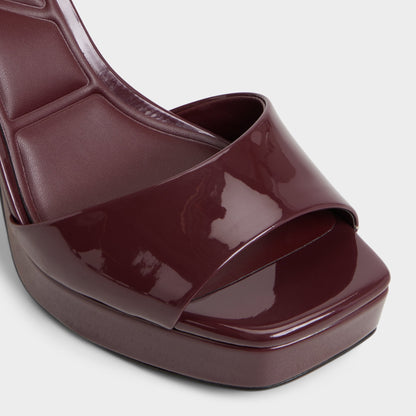 Chicgleam Bordo Women's Platform sandals - Heeled sandal, Platform - Bordo