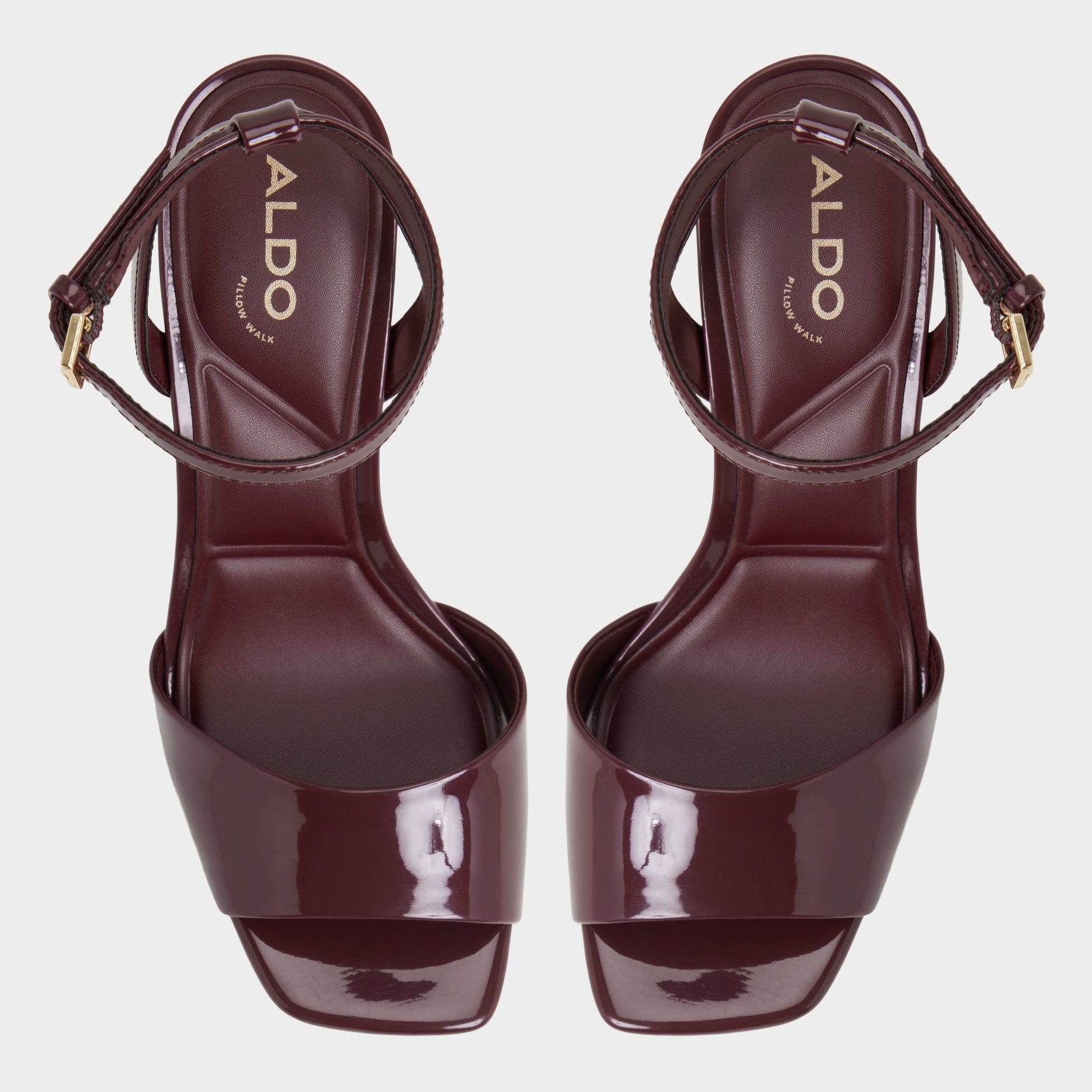 Chicgleam Bordo Women's Platform sandals - Heeled sandal, Platform - Bordo