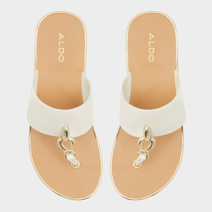 Penelopy White Women's Wedges - Wedge sandal, Wedge heel - White