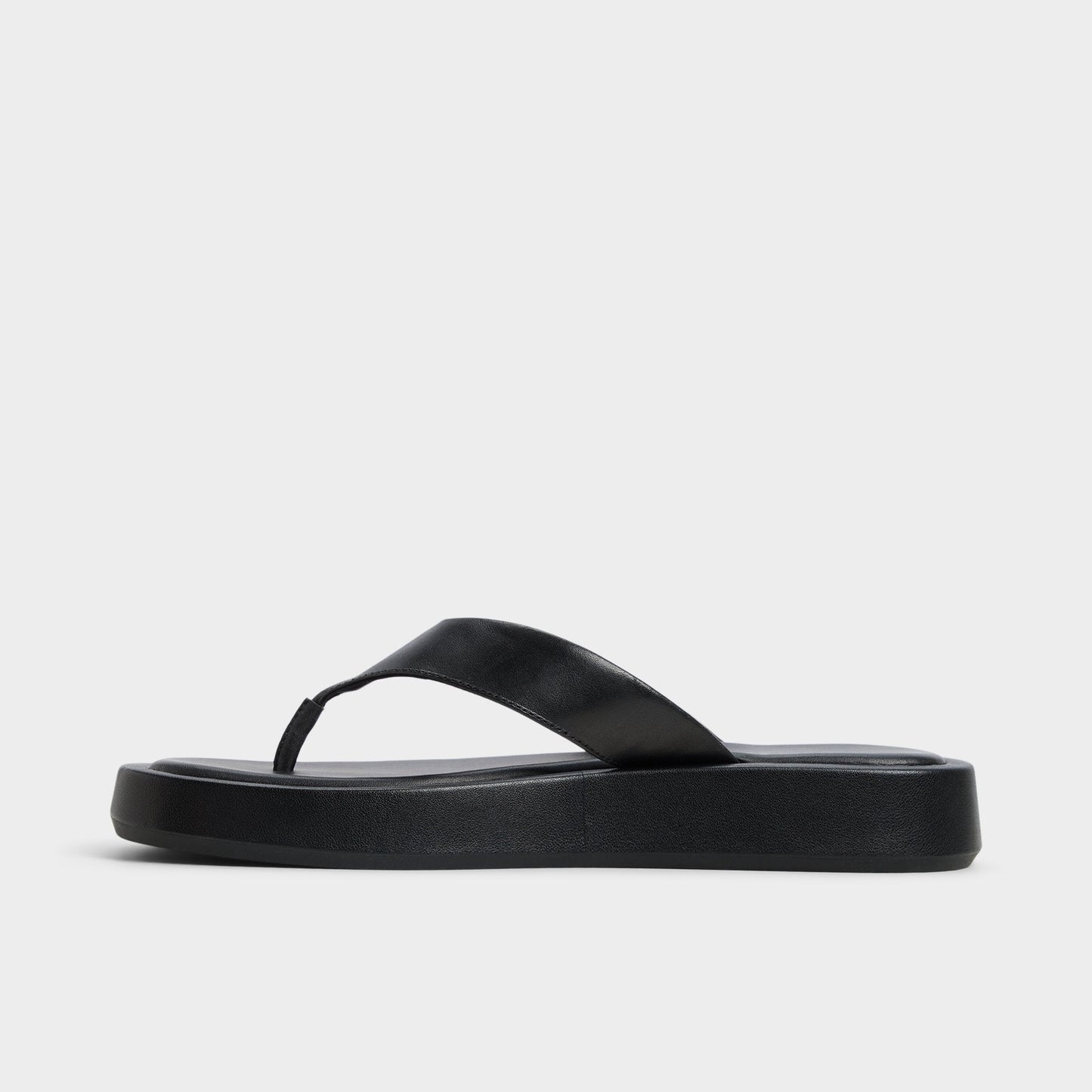 Grettle Black Women's Flats - Flip flop, Flatform - Black