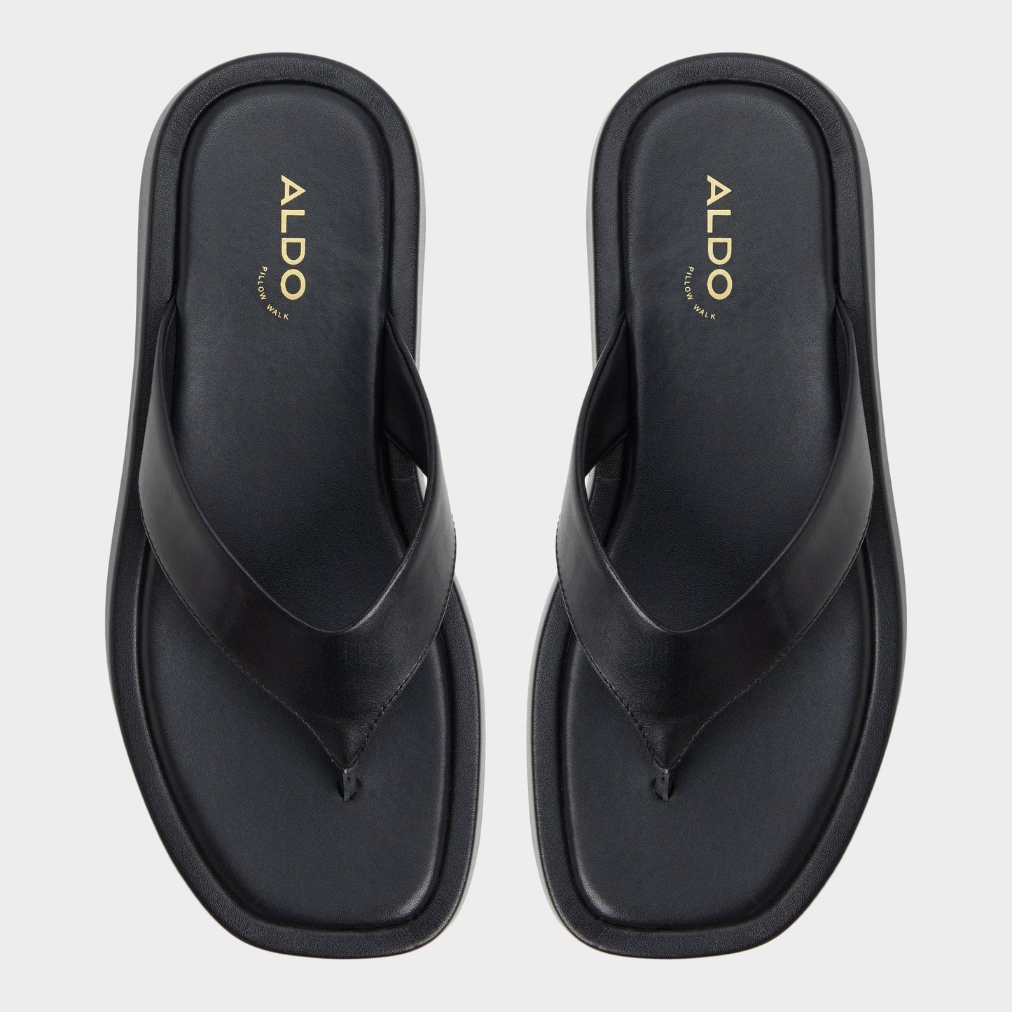 Grettle Black Women's Flats - Flip flop, Flatform - Black