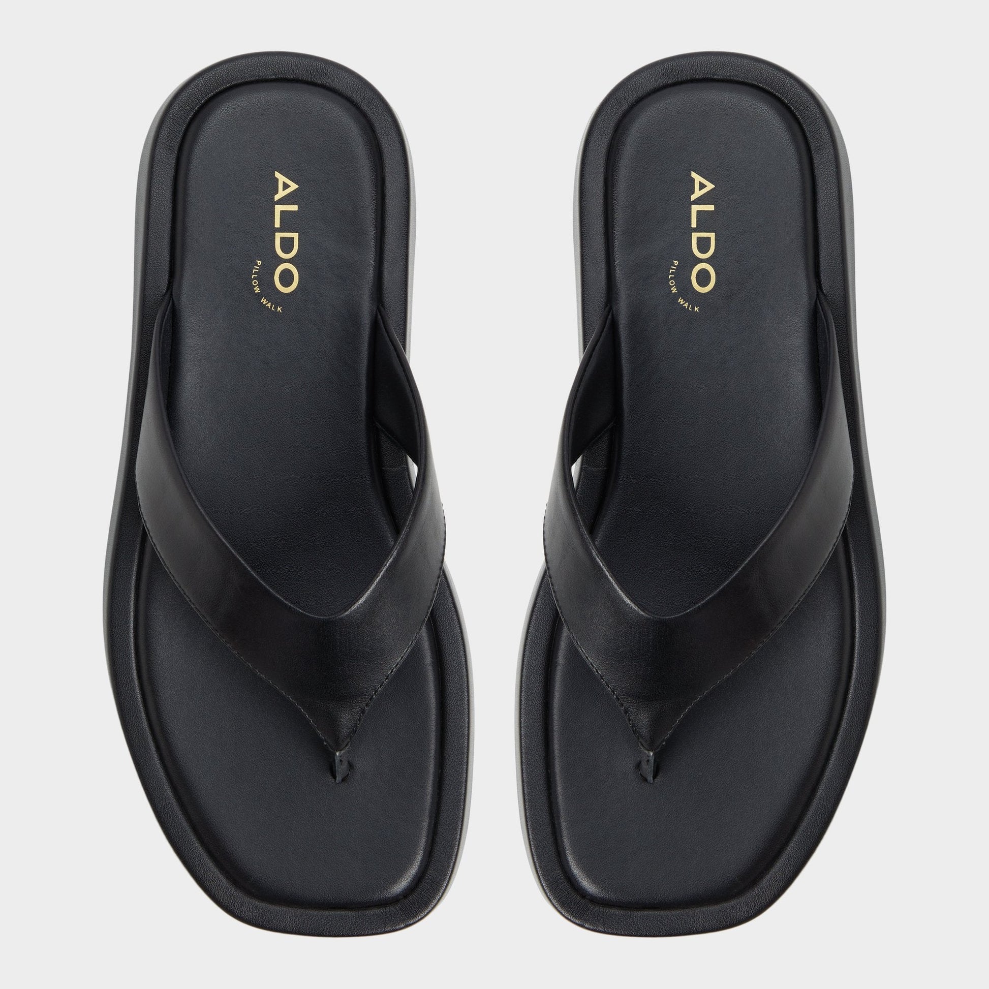 Grettle Black Women's Flats - Flip flop, Flatform - Black