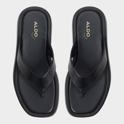 Grettle Black Women's Flats - Flip flop, Flatform - Black